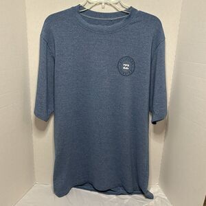 Billabong Men's Short Sleeve Surf Shirt UVA/UVB Protection, Size Large, Blue